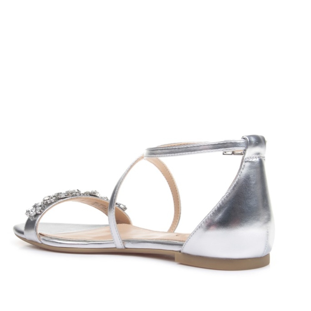 JEWEL BADGLEY MISCHKA
Tessy Satin Evening Sandal - Picture 2 of 4